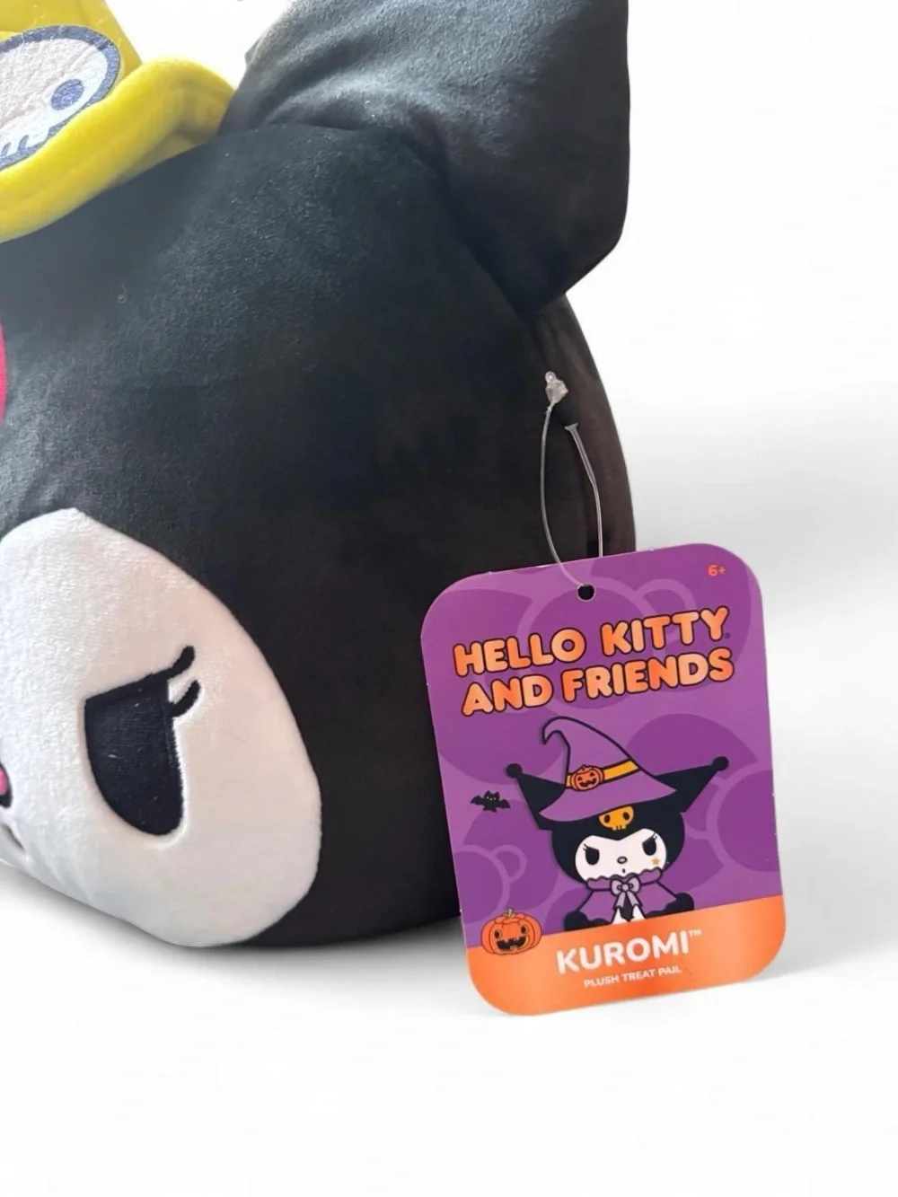 Kuromi Plush Halloween Treat Bag in Black